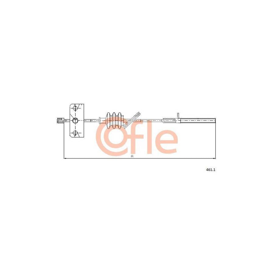 Cofle Bh.Bw017 Brake Hose for BMW X3 (E83)