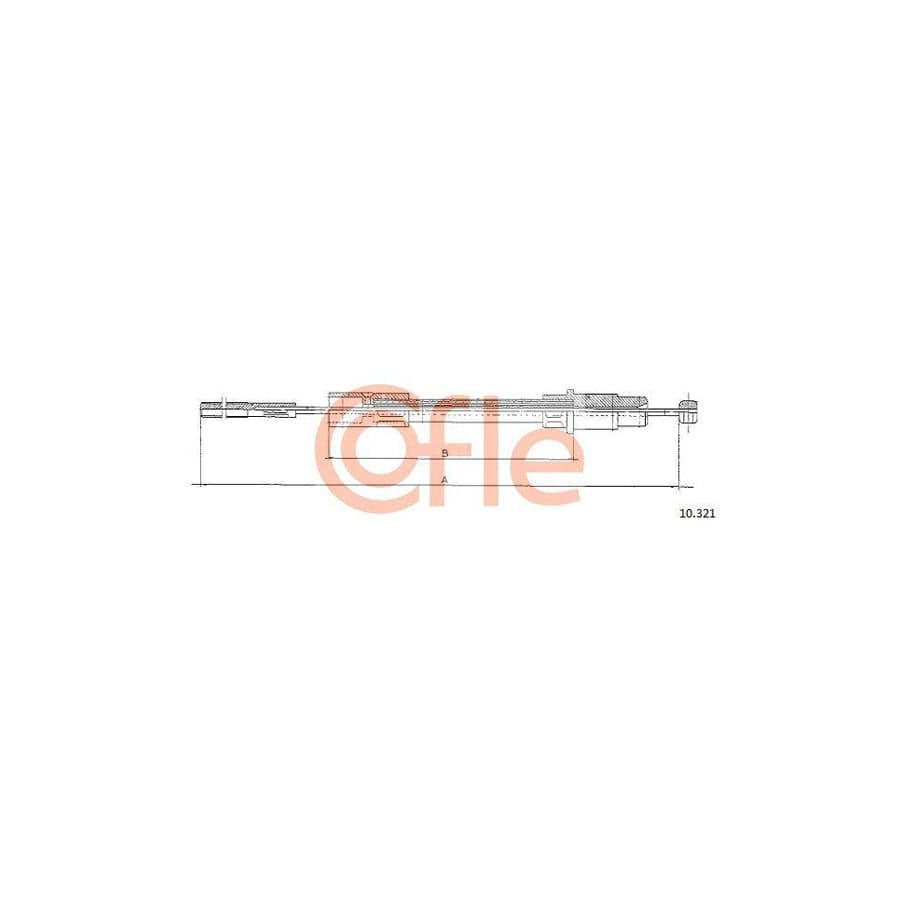 Cofle 10.321 Clutch Cable for VW Transporter