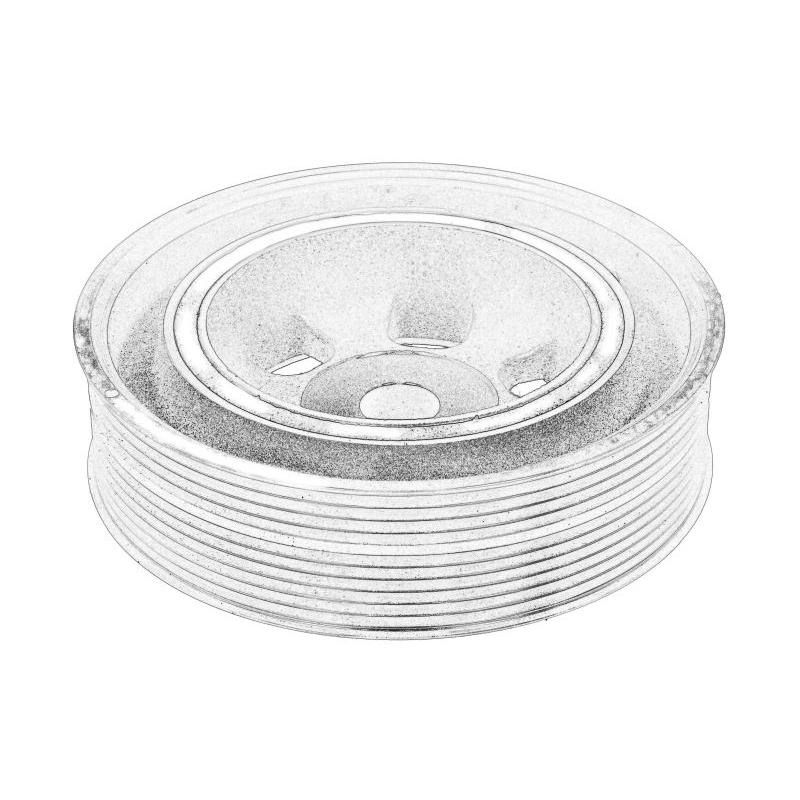 OE IVECO 504180619 Crankshaft Belt Pulley