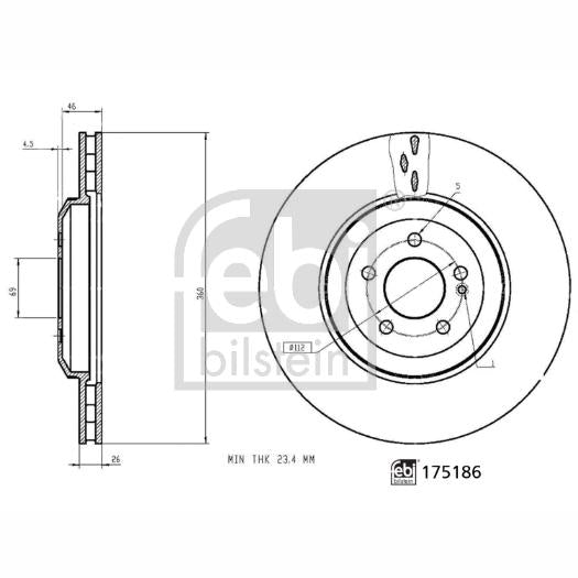 WABCO 9753035312 Compressed-Air System Silencer
