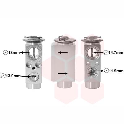 VAN WEZEL WEZ06001441 Air Conditioning Expansion Valve