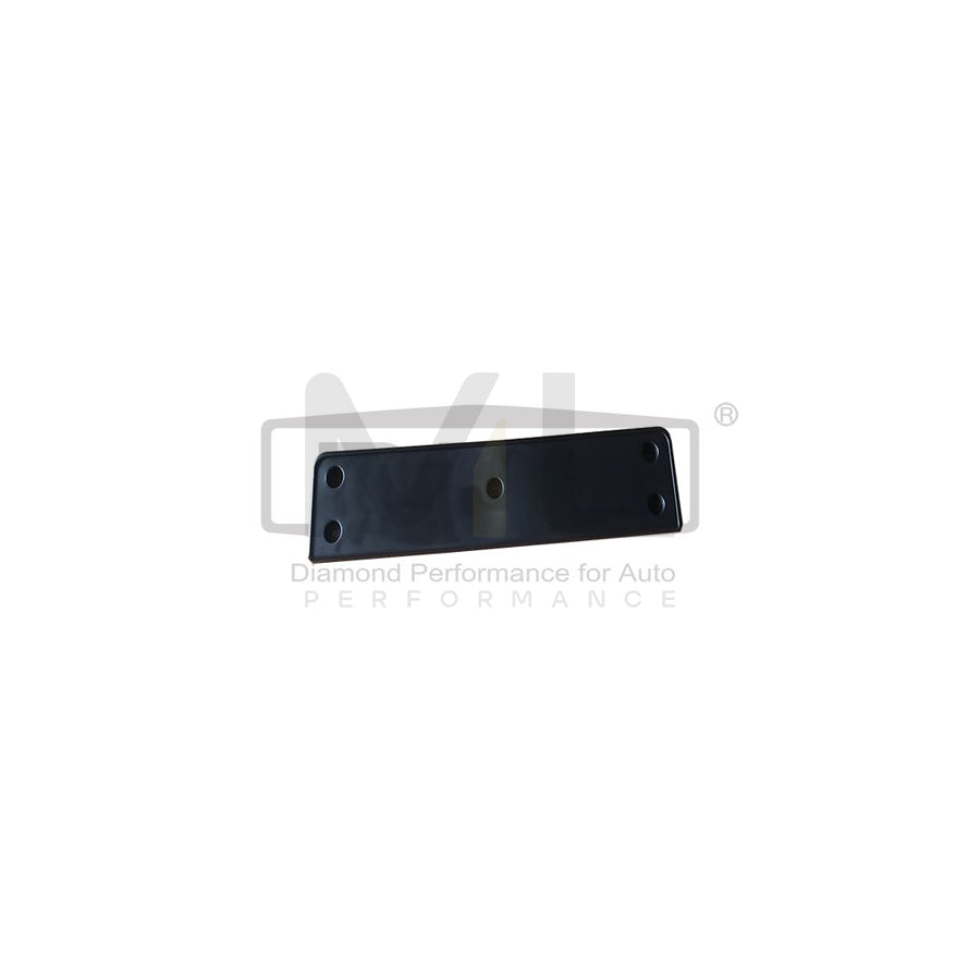 DPA 88071848202 Number plate holder for VW Tiguan II (AD1) Front, Rear, Black, frameless