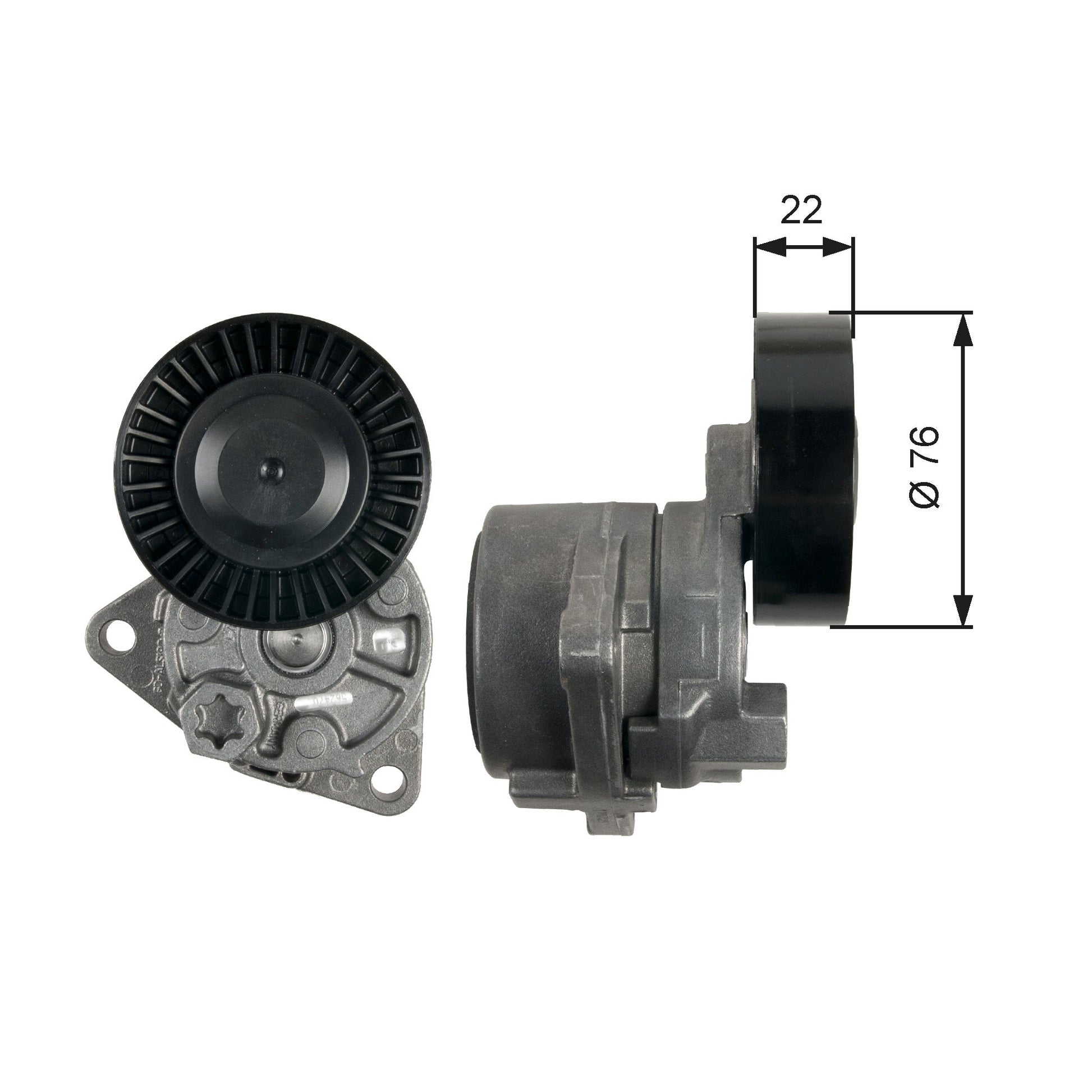 GATES GATT39217 V-Ribbed Belt Tensioner Lever
