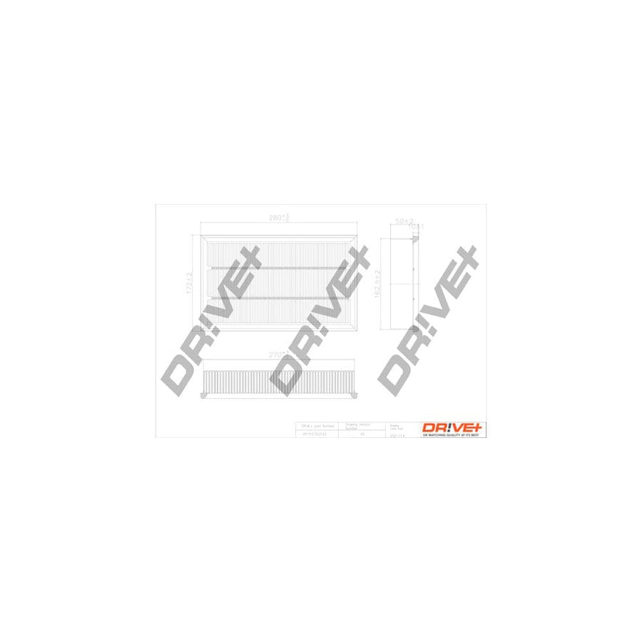 Dr!Ve+ Dp1110.10.0123 Air Filter