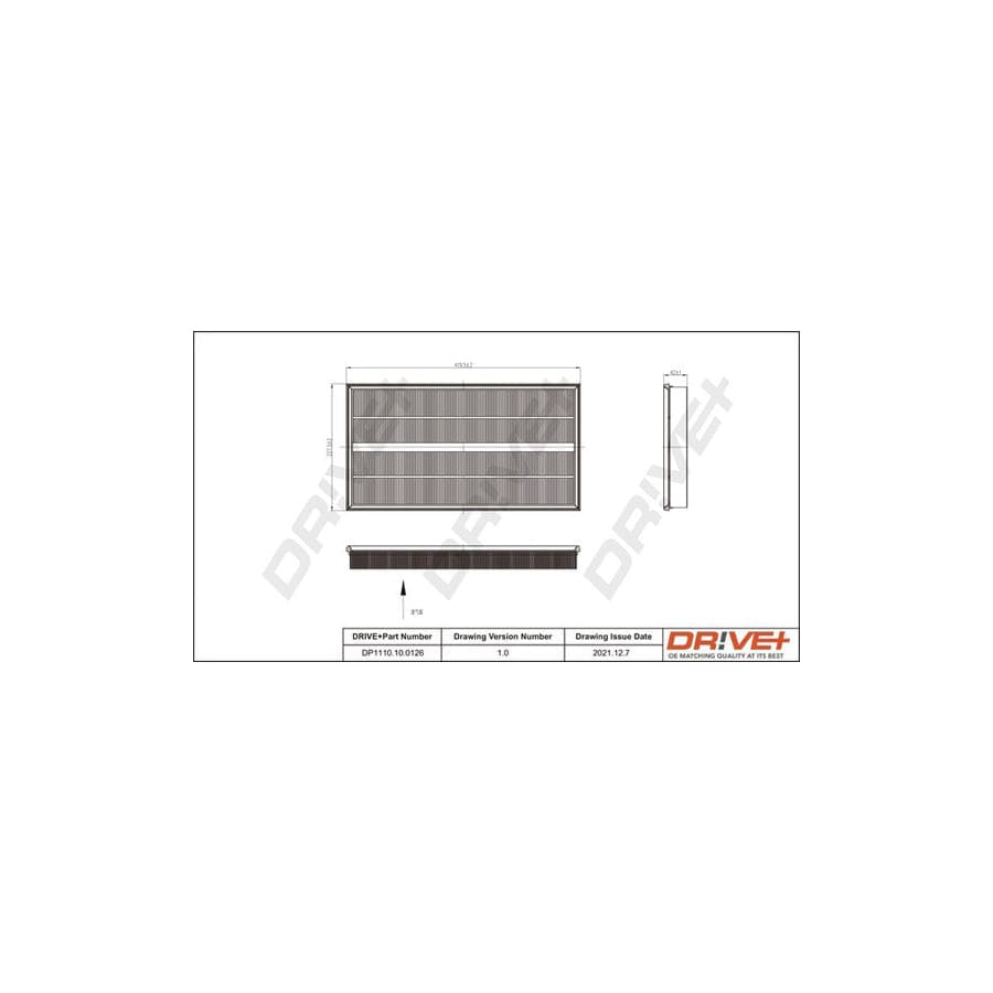 Dr!Ve+ Dp1110.10.0126 Air Filter