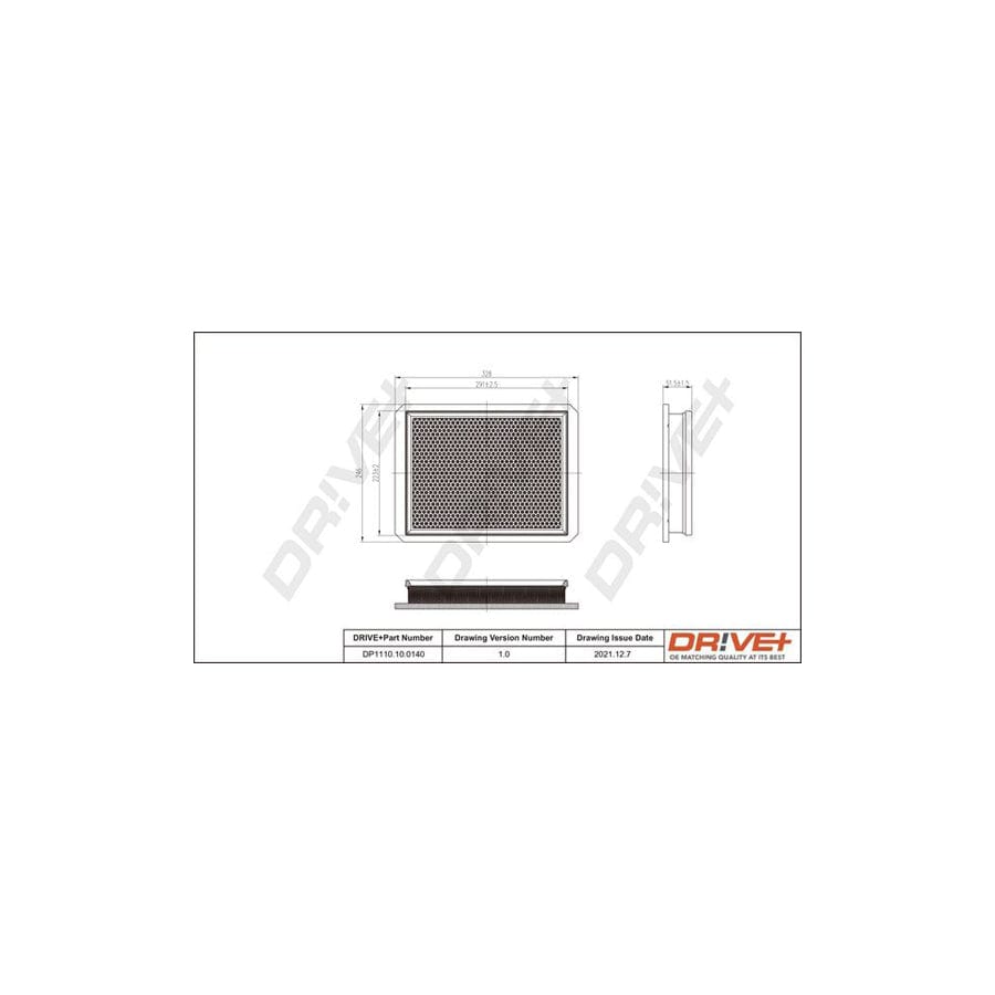 Dr!Ve+ Dp1110.10.0140 Air Filter