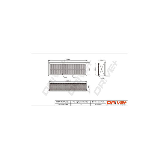 Dr!Ve+ Dp1110.10.0149 Air Filter