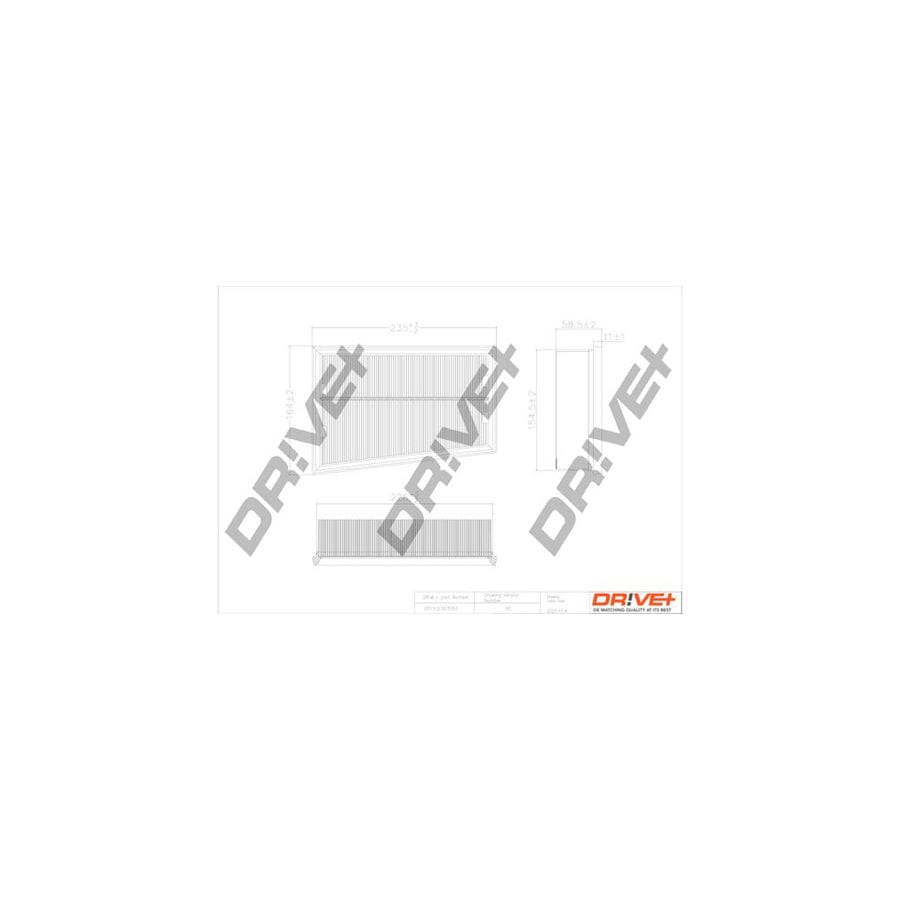 Dr!Ve+ Dp1110.10.0163 Air Filter