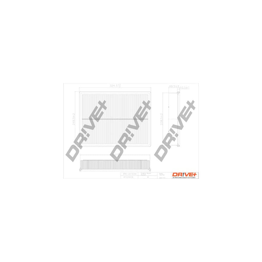 Dr!Ve+ Dp1110.10.0195 Air Filter