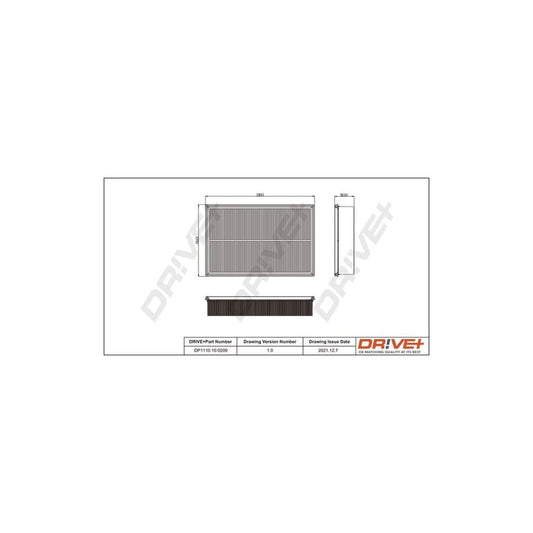 Dr!Ve+ Dp1110.10.0209 Air Filter