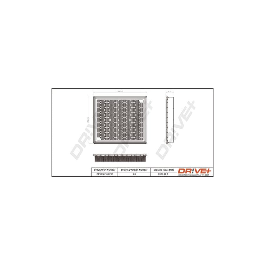 Dr!Ve+ Dp1110.10.0210 Air Filter