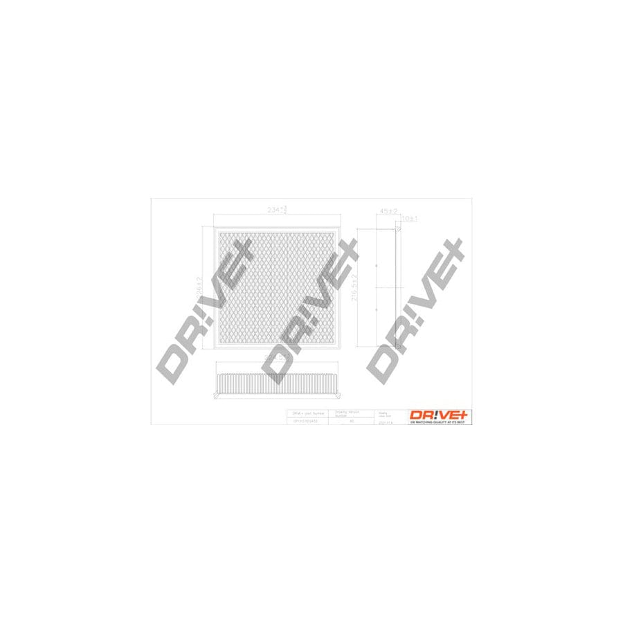 Dr!Ve+ Dp1110.10.0433 Air Filter
