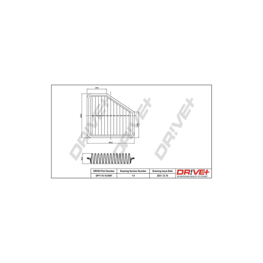 Dr!Ve+ Dp1110.10.0561 Air Filter