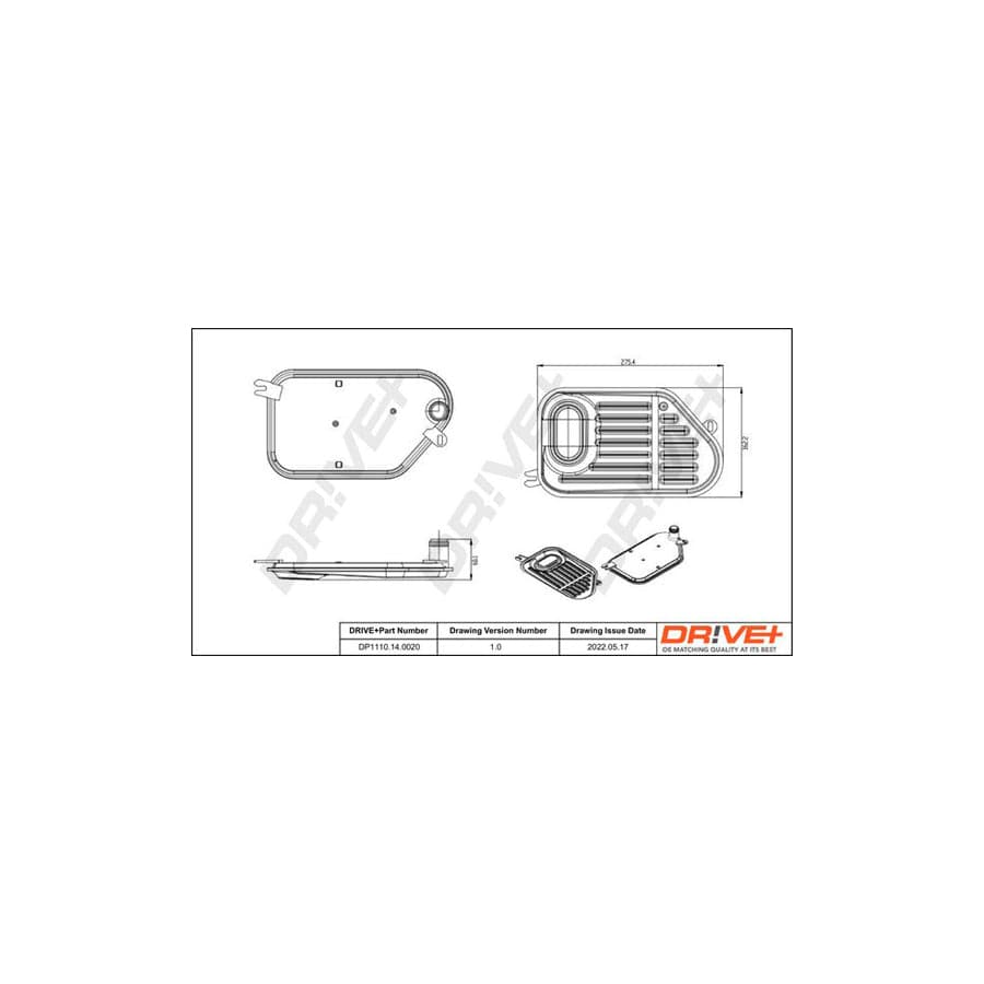Dr!Ve+ Dp1110.14.0020 Hydraulic Filter, Automatic Transmission