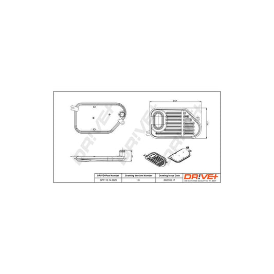 Dr!Ve+ Dp1110.14.0020 Hydraulic Filter, Automatic Transmission