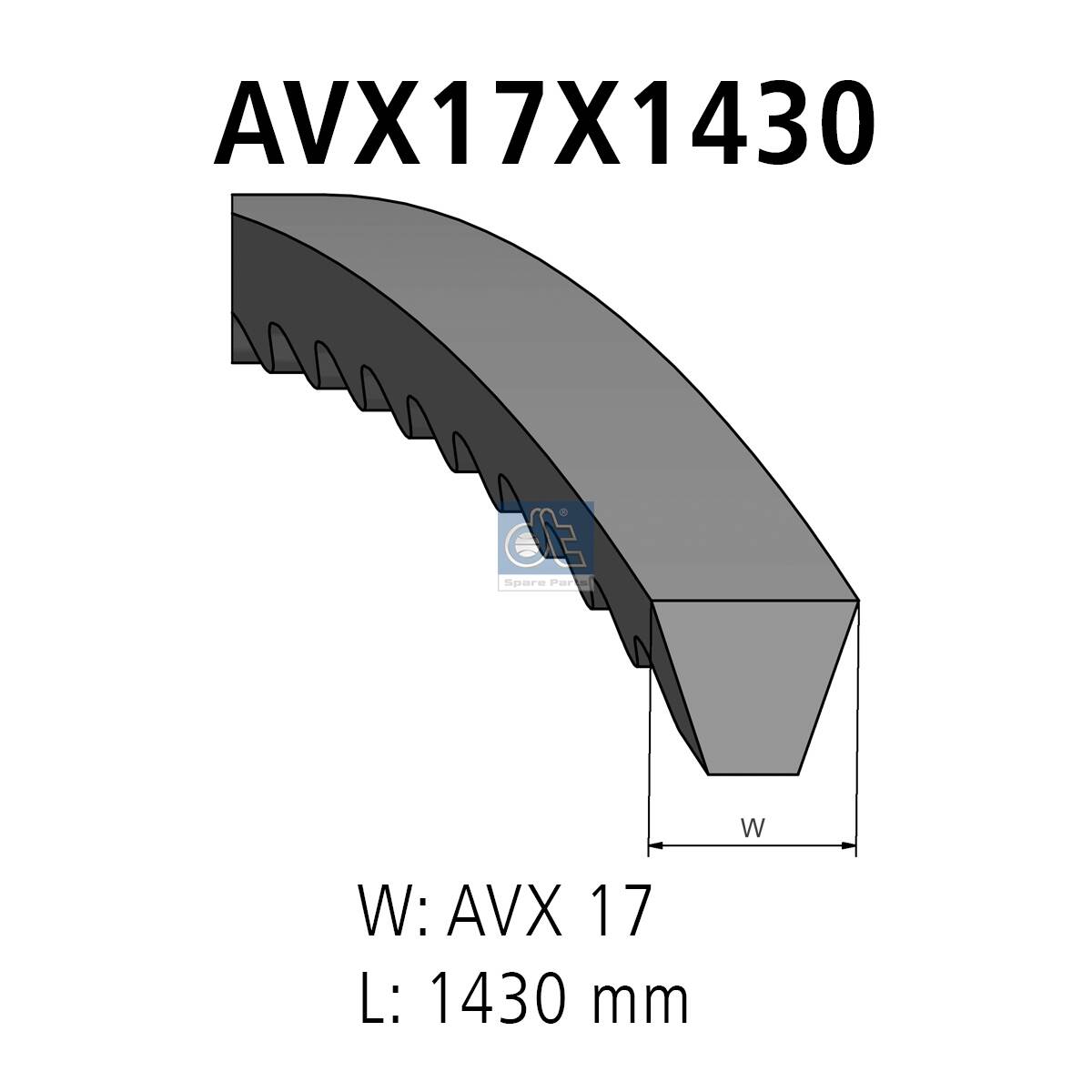 DT A/C 8 V-Belt Set