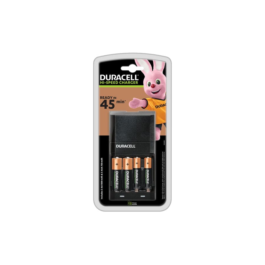 Duracell High Speed Charger Ready in 45min CEF27 For AA, AAA