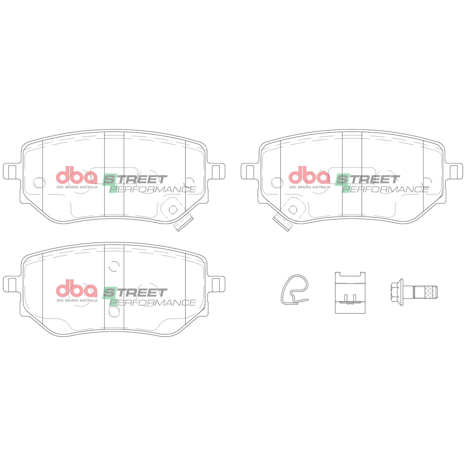 DBA DB15015SP High Performance Brake Pad Set
