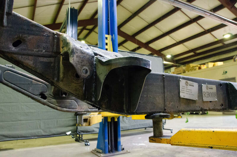 RustBuster Rust Buster 14-18 Chevy Silverado 1500 Rear Cab Mount - Right