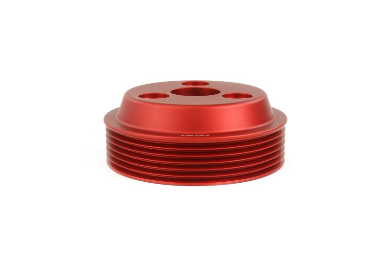 Perrin Performance PERRIN 15-21 Subaru WRX / 18-20 Crosstrek / 14-18 FXT Lightweight Water Pump Pulley - Red