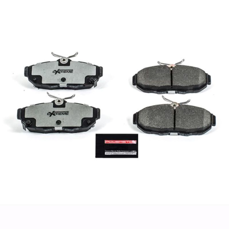 PowerStop Power Stop 11-14 Ford Mustang Rear Z26 Extreme Street Brake Pads w/Hardware