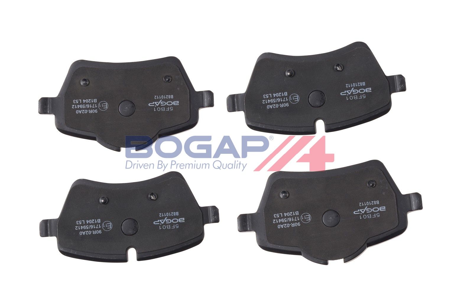 BOGAP B8210112 Brake Pad Set, Disc Brake