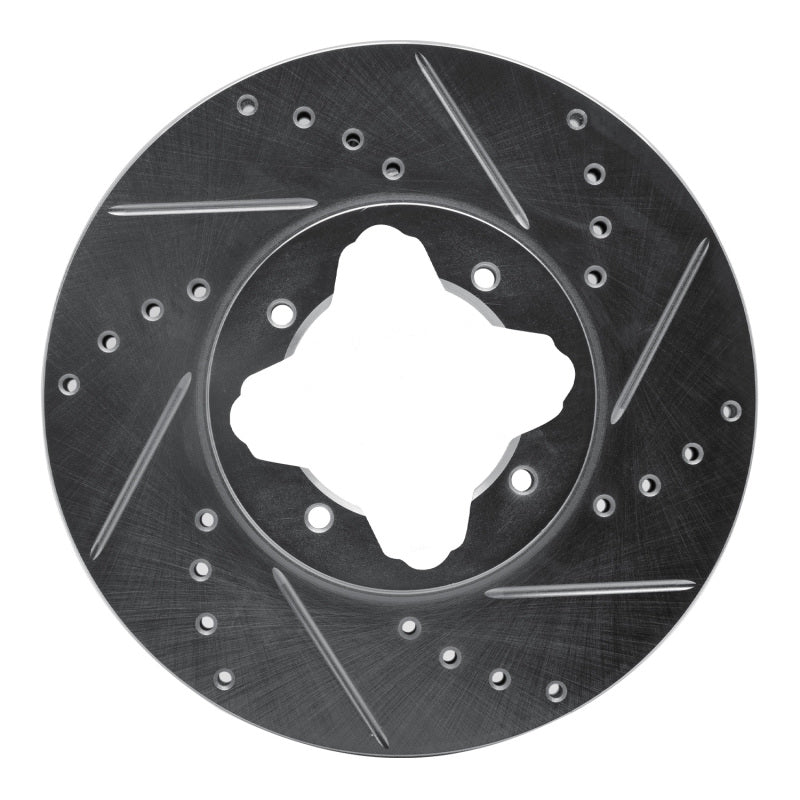 R1 Concepts R1 92-98 Acura Vigor Front Right Drilled & Slotted Silver Brake Rotor