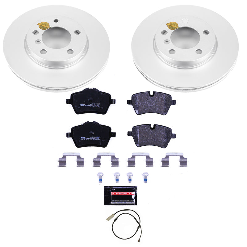 PowerStop Power Stop 11-16 Mini Cooper Countryman Front Euro-Stop Brake Kit