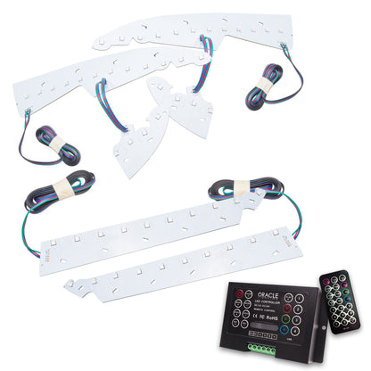 ORACLE Lighting Oracle 14-15 GMC Sierra Headlight DRL Upgrade Kit - ColorSHIFT w/ 2.0 Controller