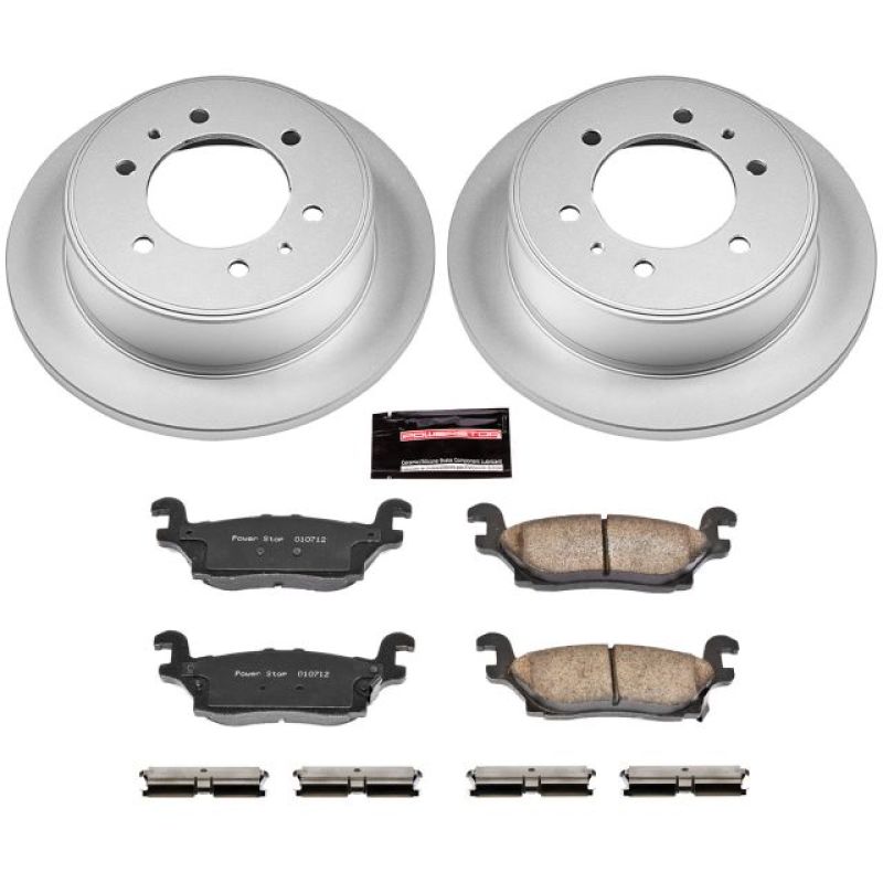 PowerStop Power Stop 06-10 Hummer H3 Rear Z17 Evolution Geomet Coated Brake Kit