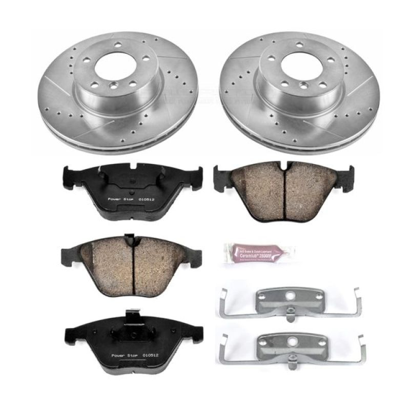 PowerStop Power Stop 08-10 BMW 328i Front Z23 Evolution Sport Brake Kit