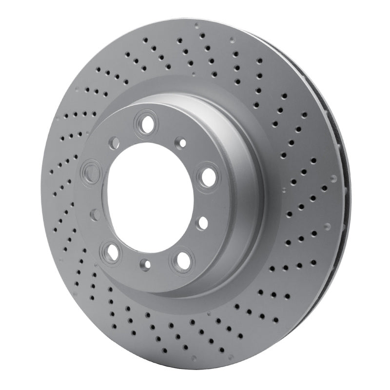 DFC 16-23 Porsche 718 Cayman Right Rear Drilled GeoSPEC Coated Rotor