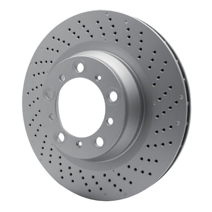 DFC 16-23 Porsche 718 Cayman Right Rear Drilled GeoSPEC Coated Rotor