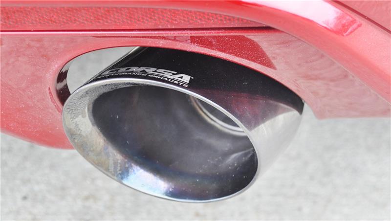CORSA Performance Corsa 2015-2017 Ford Mustang GT 5.0 3in Axle Back Exhaust Polish Dual 4.5in Tip Sport