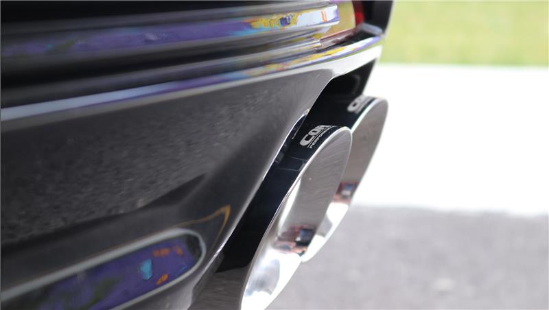 CORSA Performance Corsa 2016-2019 Cadillac ATS 3.6T 4in Inlet / 4in Outlet Twin Black Tip Kit (For Corsa Exhaust Only)