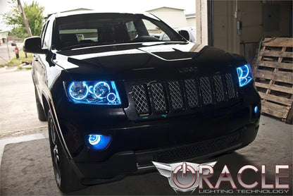 ORACLE Lighting Oracle Jeep Grand Cherokee 11-13 LED Halo Kit - Blue