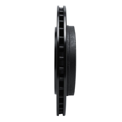 R1 Concepts R1 89-95 Chrysler LeBaron Rear Right Drilled & Slotted Black Brake Rotor