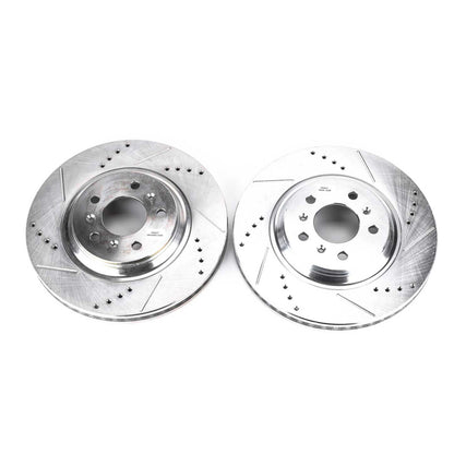 PowerStop Power Stop 08-09 Buick Allure Front Evolution Drilled & Slotted Rotors - Pair
