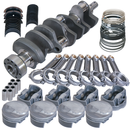 Eagle Chevy 454 1Pc 4.250in Crank 6.385in I-Beam Rods 18cc Dome 4.310in Pistons Rotating Assembly