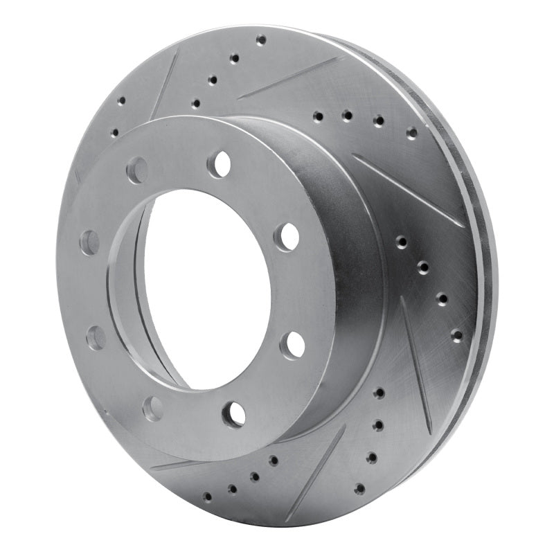 R1 Concepts R1 05-12 Ford F-250 4WD (Super Duty) Front Left Drilled & Slotted Silver Brake Rotor