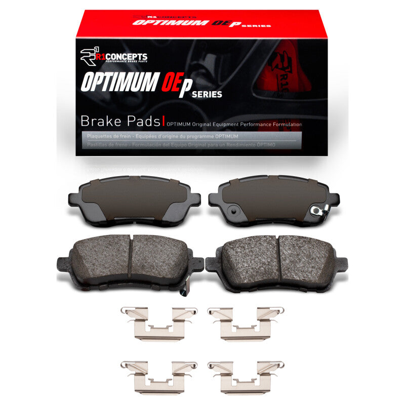 R1 Concepts R1 11-17 Mazda 2 (Mexico) Front Optimum OE Pads & Hardware Kit