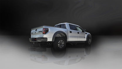 CORSA Performance Corsa 2011-2014 Ford F-150 Raptor 6.2L V8 Polished Sport Cat-Back Exhaust
