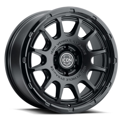 ICON Alloys Rancho 20x9 / 6x5.5 / 0mm / 5in BS DBL Black Wheel