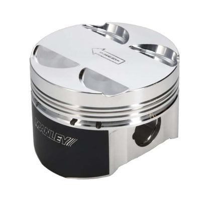 Manley Performance Manley 03-06 Evo 8/9 4G63T 86.0mm +1.0mm Over Bore 10.0/10.5:1 Flat Top Pistons w/ Rings