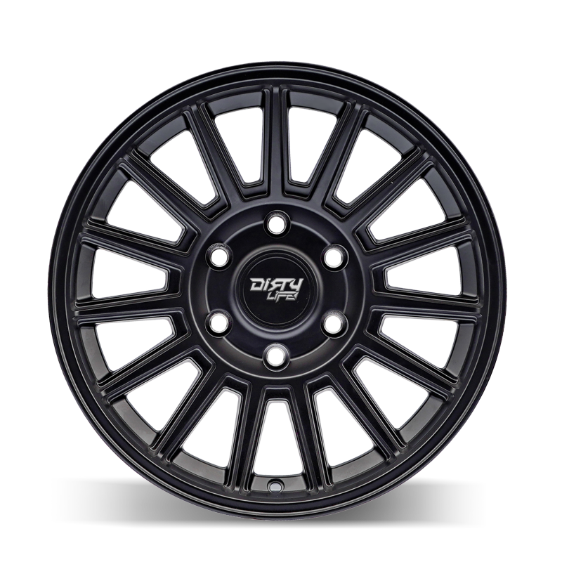 Dirty Life Journey 9316 17x8.5 / 6-135 BP / 0mm Offset / 87.1mm Hub Matte Black Wheel
