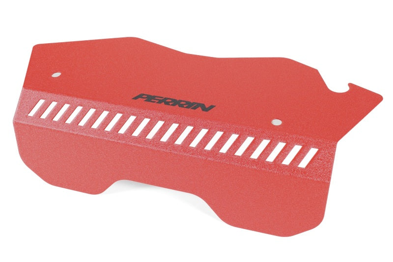 Perrin Performance PERRIN 22-26 Subaru WRX Pulley Cover - Red (TALL - For Use w/o PERRIN AOS)