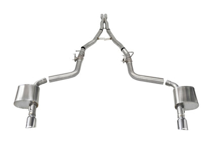 CORSA Performance Corsa 15-23 Charger SRT/Hellcat/Redeye 2.75in Valved Catback Dual Rear Exit w/ Single 4.5inPol Tips