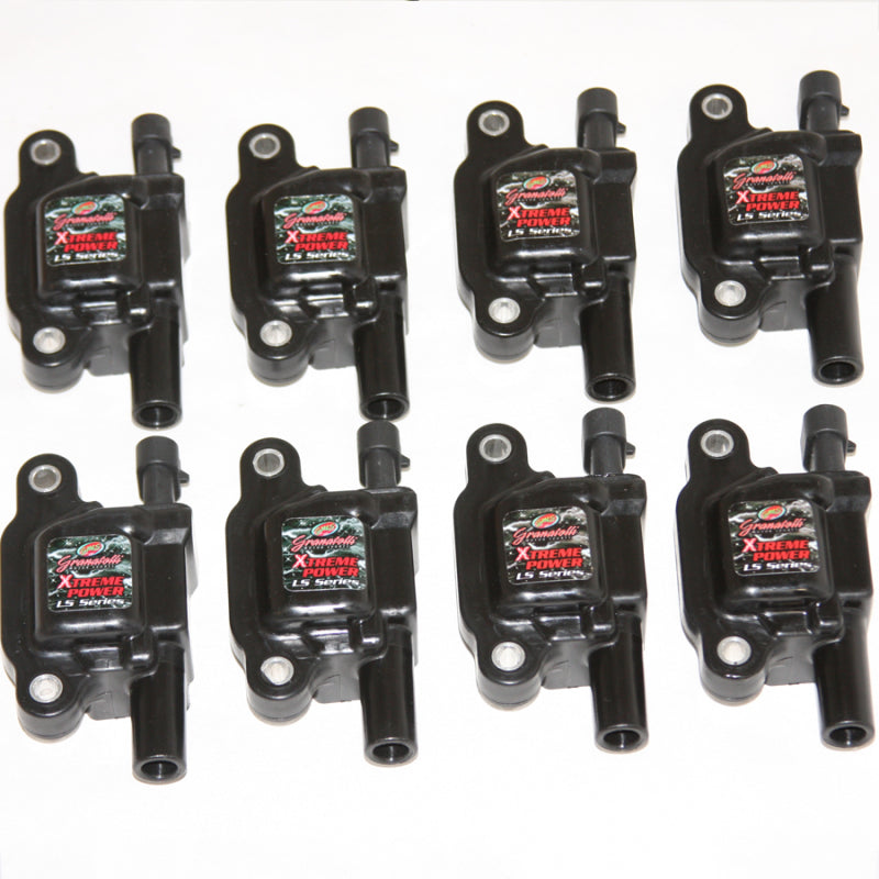 Granatelli Motor Sports Granatelli 14-23 GM LT Direct Ignition Coil Packs - Black (Set of 8)