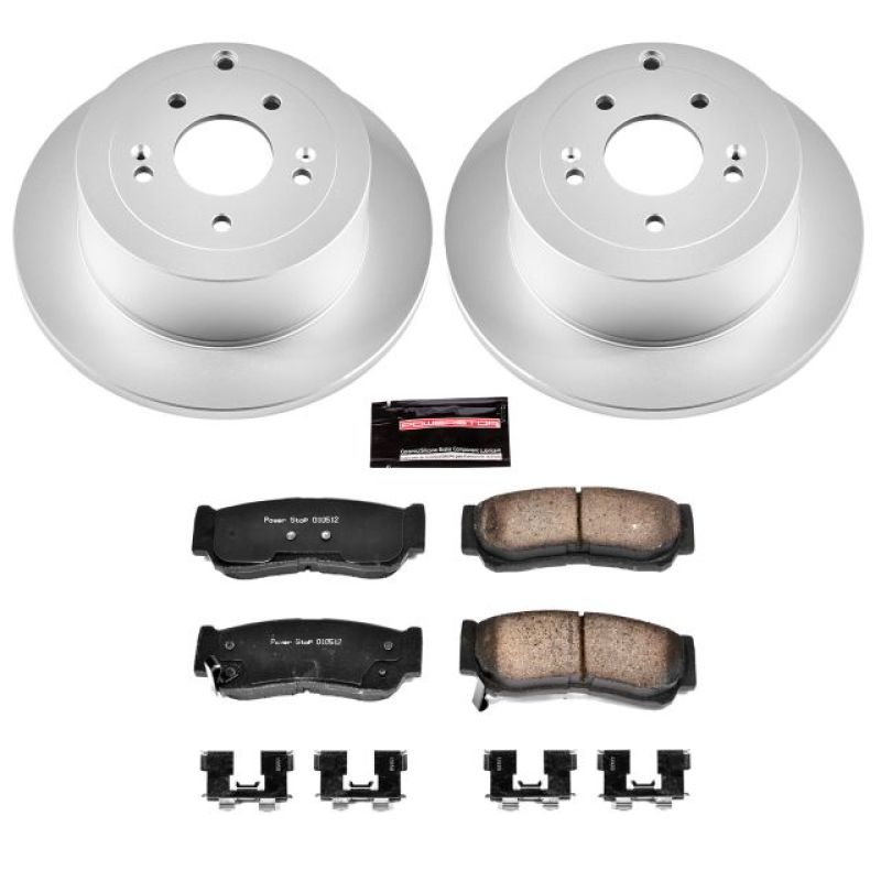 PowerStop Power Stop 07-09 Hyundai Santa Fe Rear Z17 Evolution Geomet Coated Brake Kit