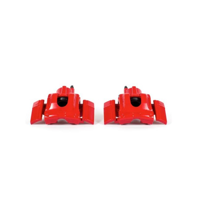 PowerStop Power Stop 07-17 Ford Expedition Rear Red Calipers w/Brackets - Pair